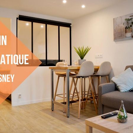 FREE Parking - Self Checkin Automatique - 9 min Disney - LE ZEN - COSYRENTING Villeneuve-le-Comte Exterior foto