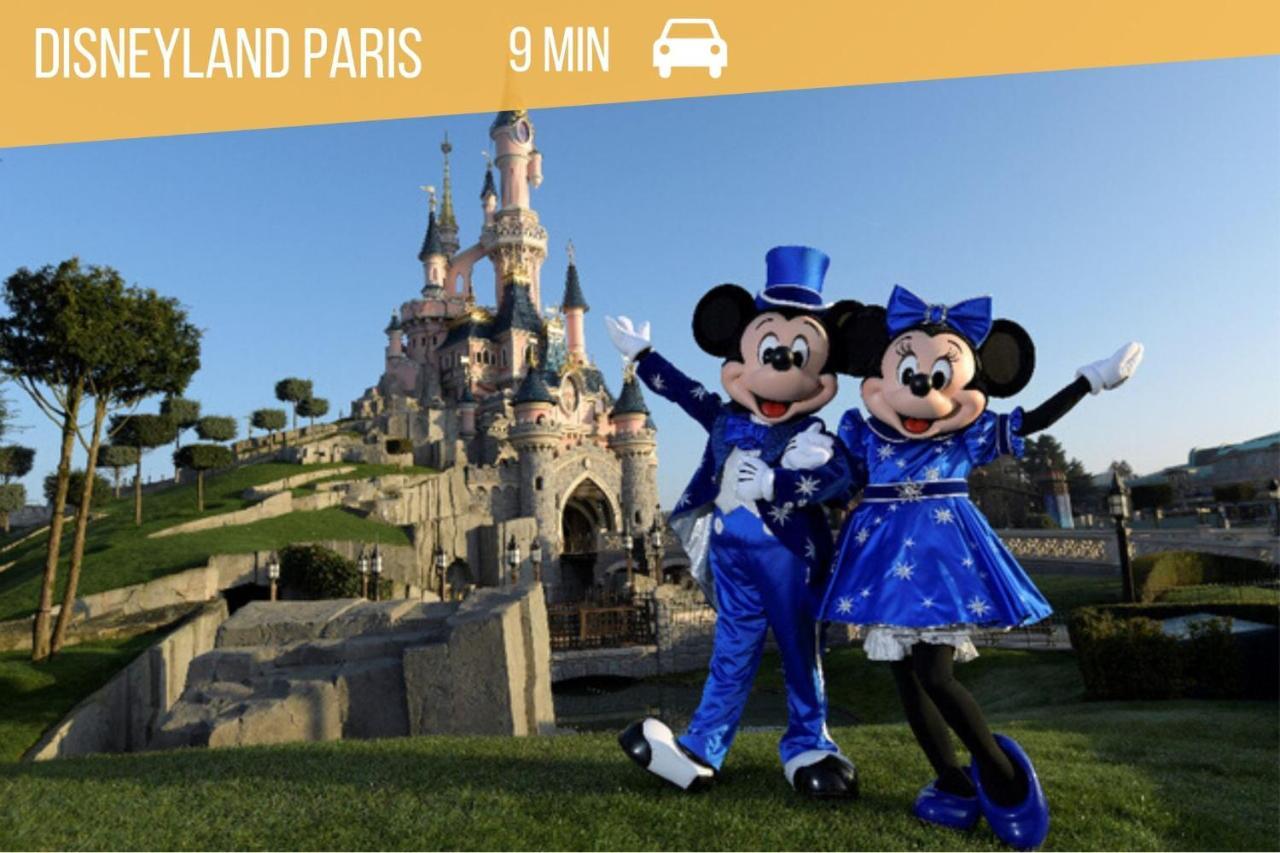 FREE Parking - Self Checkin Automatique - 9 min Disney - LE ZEN - COSYRENTING Villeneuve-le-Comte Exterior foto
